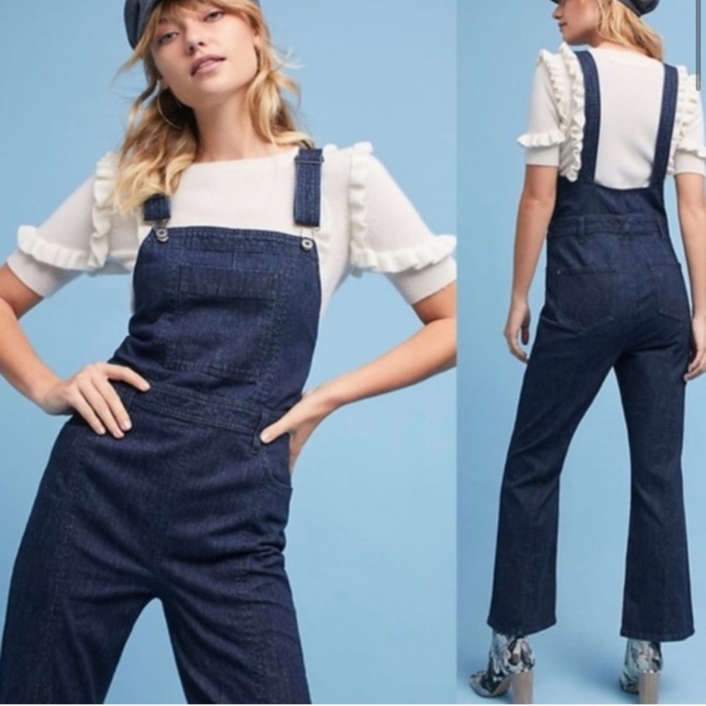 Anthropologie Pilcro Denim Overalls Sz 25